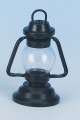 Kahlert Petroleumlampe mit Glas schwarz H35mm (12447) NML