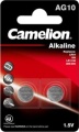 Camelion Alkaline Knopfzelle AG10/ LR54 2er Blister