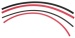 Schrumpfschlauch für Kabel 3,6-1,6mm je 25cm rot/schwarz