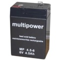 Multipower Blei Akku 6V / 4,5Ah