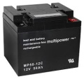 12V / 50 Ah Multipower Bleiakku zyklenfest